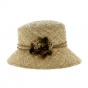 Cloche Hat Petra Natural Straw - Traclet