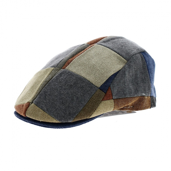 Lanco Cotton Multicolored Flat Cap - Flechet