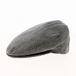 Paga Cotton Flat Checkered Cap - Flechet