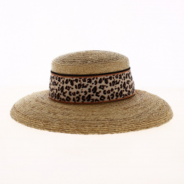 Natural Straw Leona Capeline - Flechet