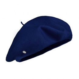 Summer Beret Pluma Blue Cotton - Heritage by Laulhère