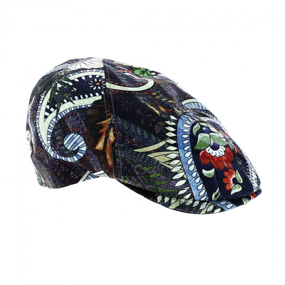 Casquette Bec de Canard Broker Coton Motifs Fleurs - Traclet
