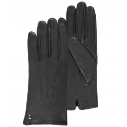 isotoner double silk tactile leather glove