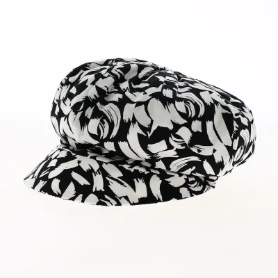 Cap Gavroche Riviera Reversible Black & White - Traclet