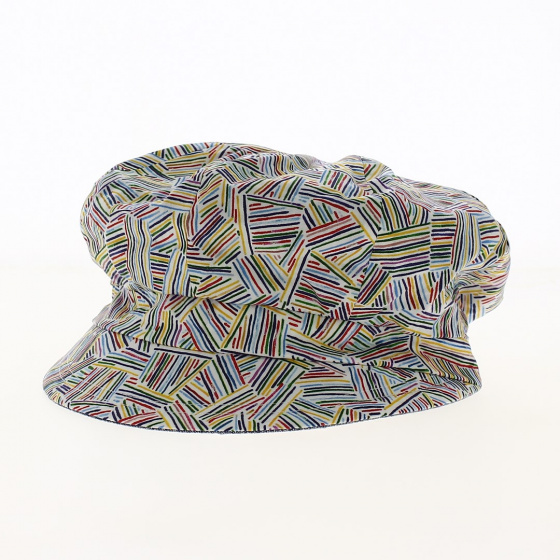 Casquette Gavroche Elorine Réversible Bleu Océan - Traclet Casquette Gavroche Elorine Réversible Bleu Océan - Traclet