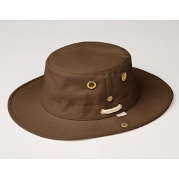 Traveller T3 Brown Cotton Hat - Tilley