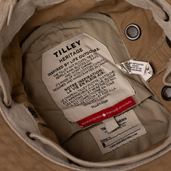 Chapeau Safari Wanderer T3 Globe Trotteur Taupe - Tilley