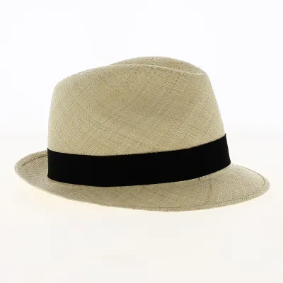 Chapeau Trilby Poquito Panama Naturel - Borsalino