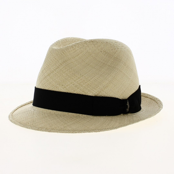 Chapeau Trilby Poquito Panama Naturel - Borsalino Chapeau Trilby Poquito Panama Naturel - Borsalino
