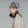 StyleTo 507 Flat Cap Black & White - Kangol