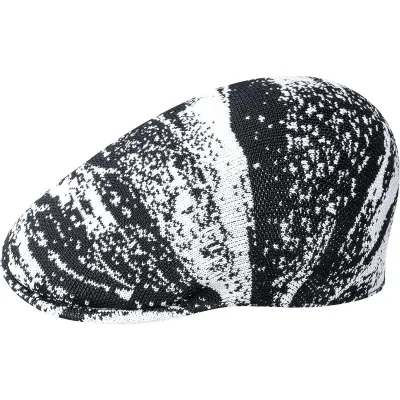 Casquette Plate StyleTo 507 Noir & Blanc - Kangol