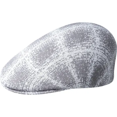 Casquette Plate Grunge 507 Gris & Blanc - Kangol