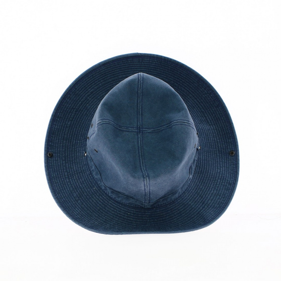 Chapeau Camarguais Pampa Bleu Touareg - Crambes Chapeau Camarguais Pampa Bleu Touareg - Crambes