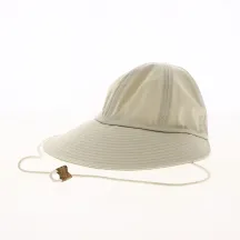 Nadine Cotton Beige Visor Cap - Crambes