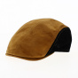 Flat Cap Lino Leather Brown and Black - Flechet
