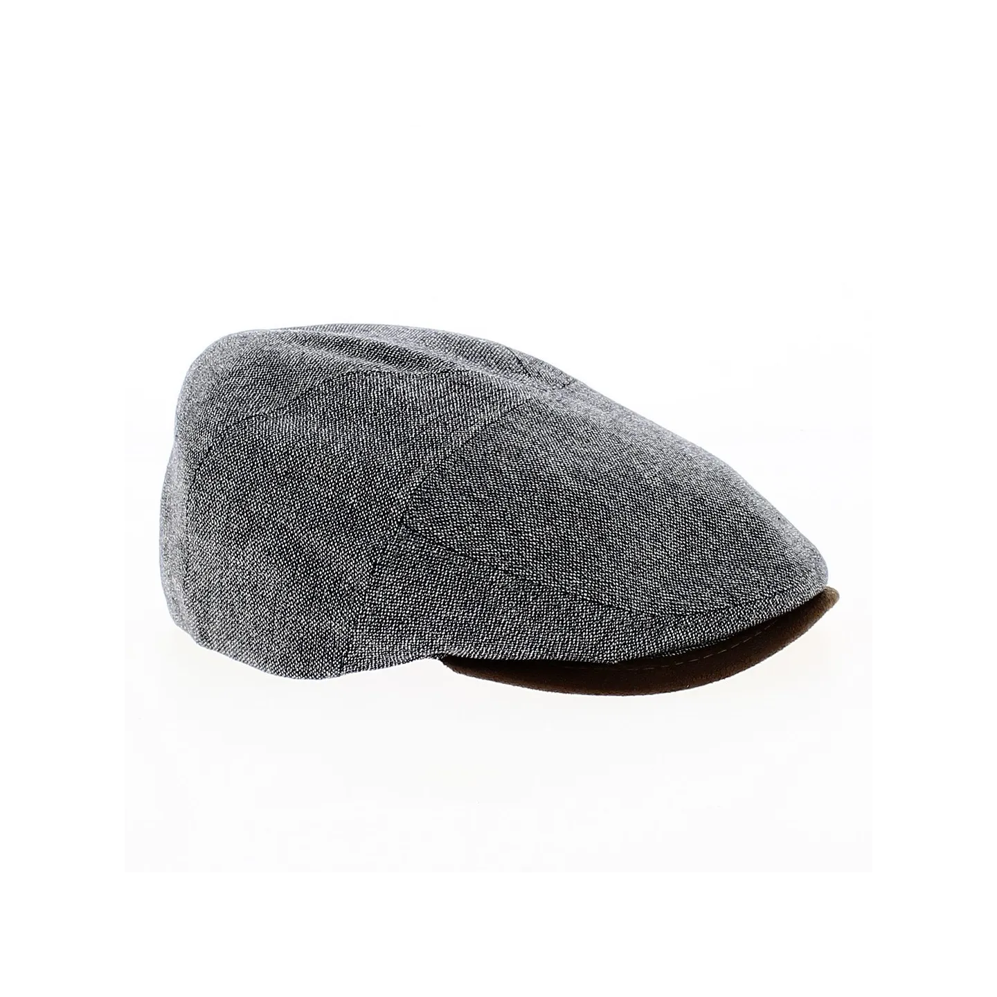 Casquette Plate Gecko Soie Gris - Flechet