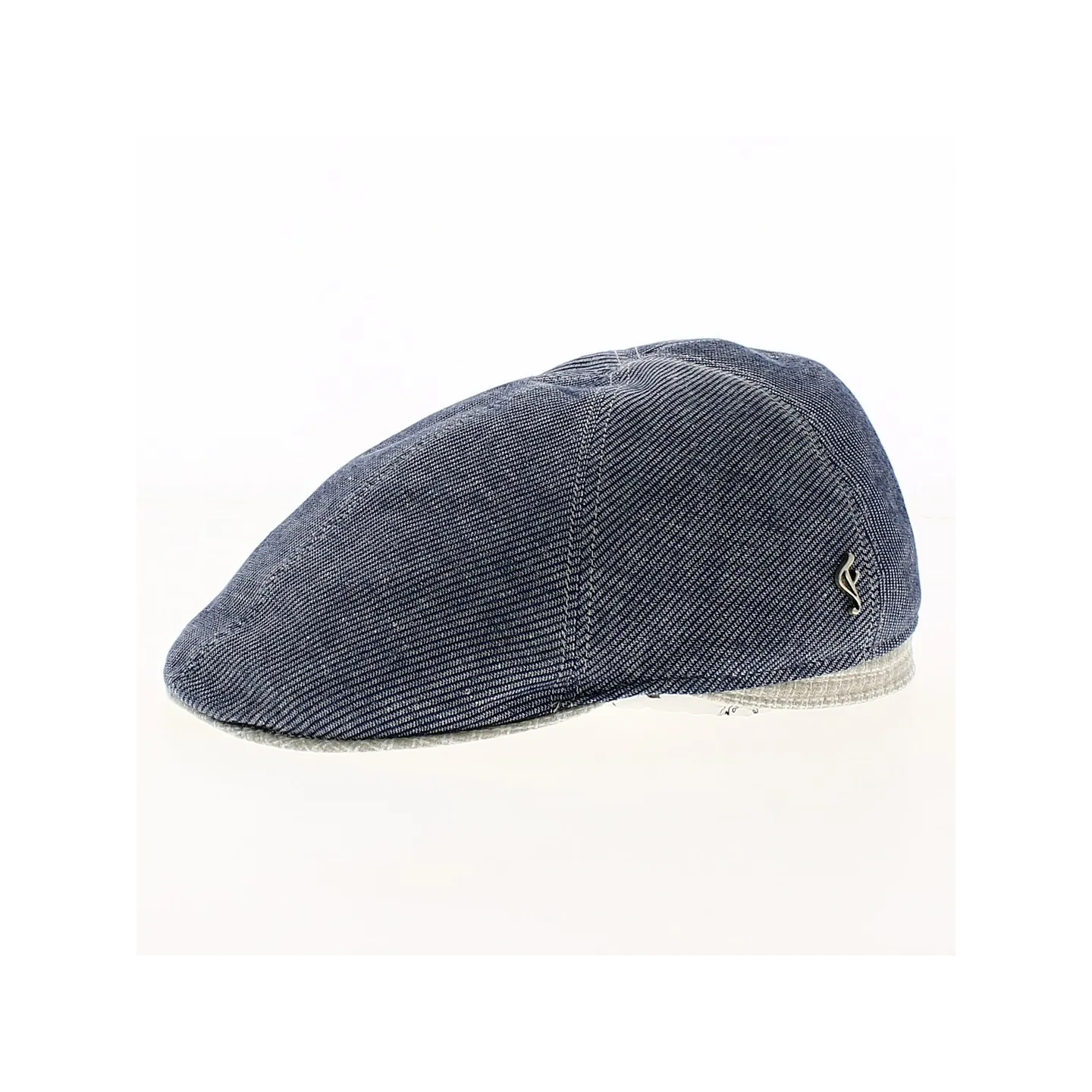 Flat Cap Baptiste Linen Blue - Flechet