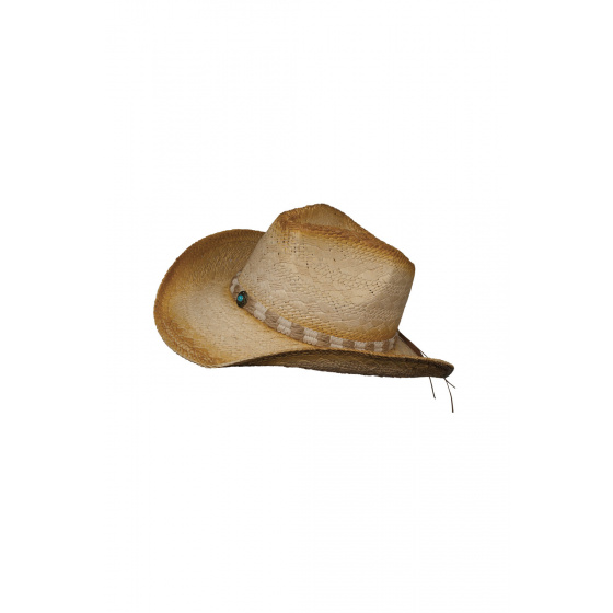 Frank James Straw Cowboy Hat - Traclet