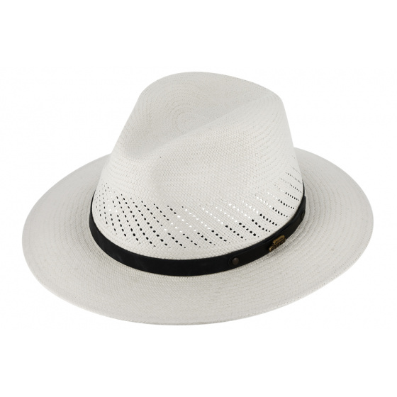 Panama Hat Montañita White Straw- Traclet