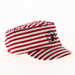 Cuban Cap Child Mory with Red Stripes - Traclet