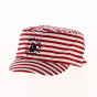 Cuban Cap Child Mory with Red Stripes - Traclet