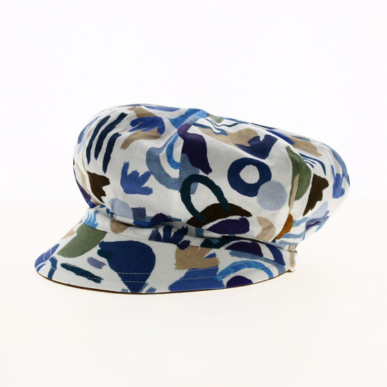 Cap Gavroche Sifnos Reversible Bronze Cotton - Traclet