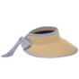 Sassari Straw Paper Visor Cap UPF50+ - Traclet