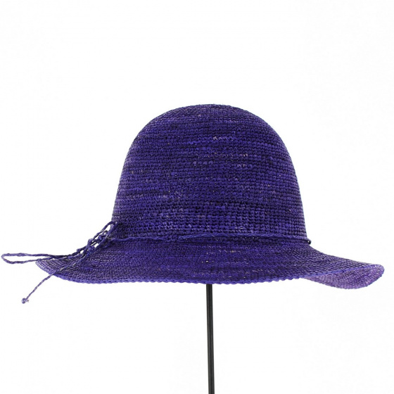 Capeline Elyne Straw Raphia Purple - Traclet