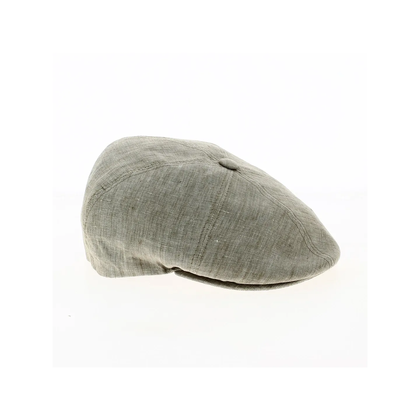 Flat Cap Oxford Linen Beige - Traclet
