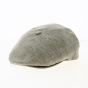 Flat Cap Oxford Linen Beige - Traclet