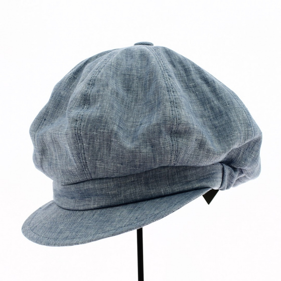 Casquette Gavroche Sky Bleu clair Lin - Traclet