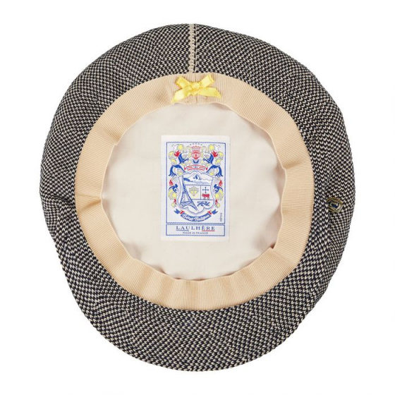 Béret Basque Été Gabe Marine & Beige - Laulhère Béret Basque Été Gabe Marine & Beige - Laulhère