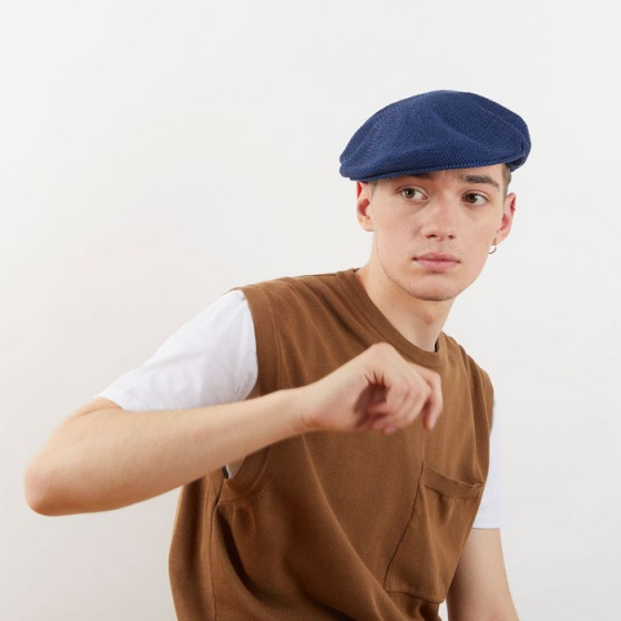 Summer Basque Beret Gabe Navy Blue - Laulhère