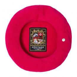 Authentic Summer Cotton Beret Bright Pink - Heritage by Laulhère