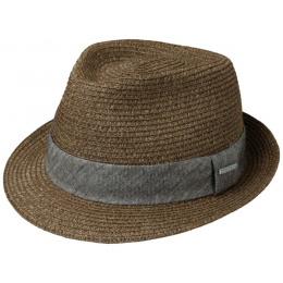 Trilby Reidton Brown Toyo Hat - Stetson