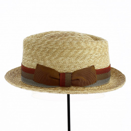 Porkpie Cody Natural Straw Hat - Traclet