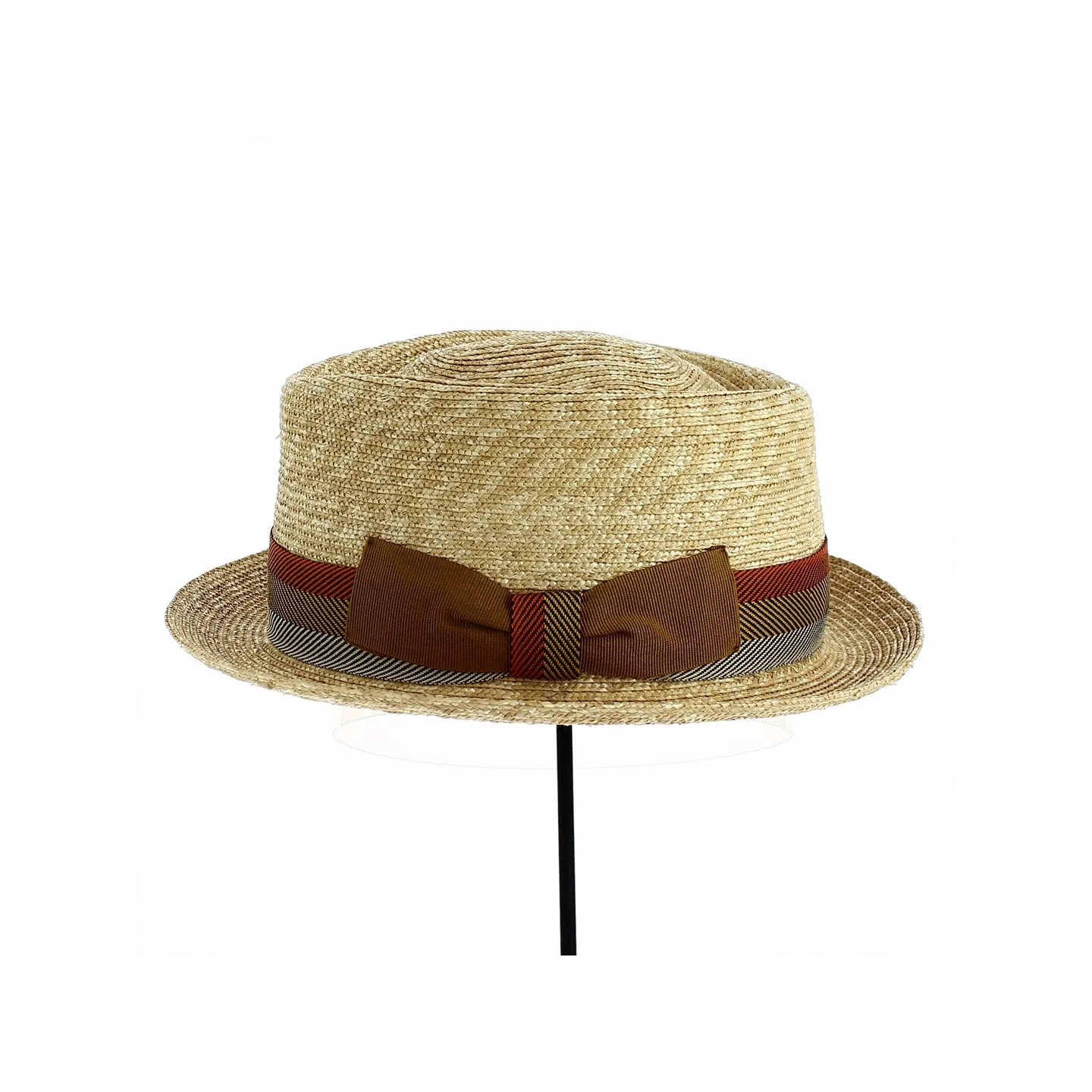 Chapeau Porkpie Cody Paille Naturelle - Traclet