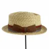 Chapeau Porkpie Cody Paille Naturelle - Traclet