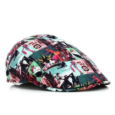 Casquette Plate Nicolo Coton Multicolore - Traclet
