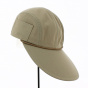 Marlin Beige Large Visor Cap - Crambes