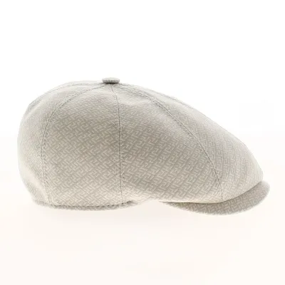 Hatteras Beretto White Cotton Cap - Traclet