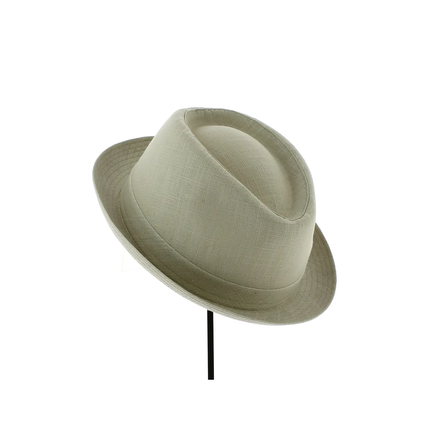 Chapeau Trilby Milo Lin Beige - Traclet