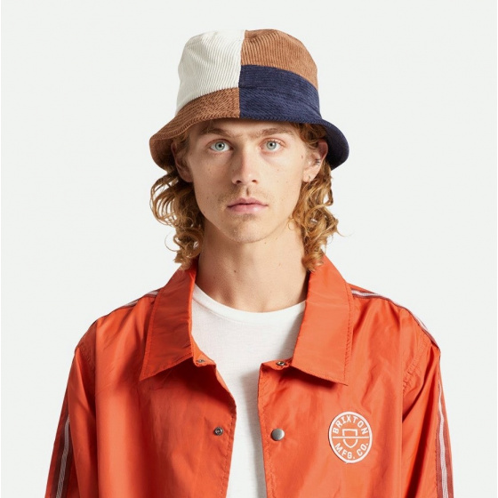 Gramercy Tricolor Velvet Bucket Hat - Brixton