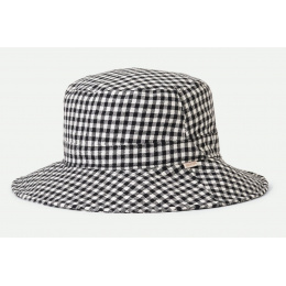 Petra Cotton Black & White Checked Bob - Brixton