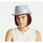 Sky Blue Stout Porkpie Hat - Brixton