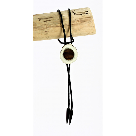 Bolo Tie - Bovine & Carbon Fiber 7 - Traclet Bolo Tie - Bovine & Carbon Fiber 7 - Traclet