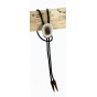 Bolo Tie - Deer & Fossil Mammoth Ivory 12 - Traclet