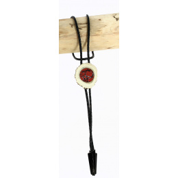Bolo Tie - Cravate Cerf & Coquille 15 - Traclet