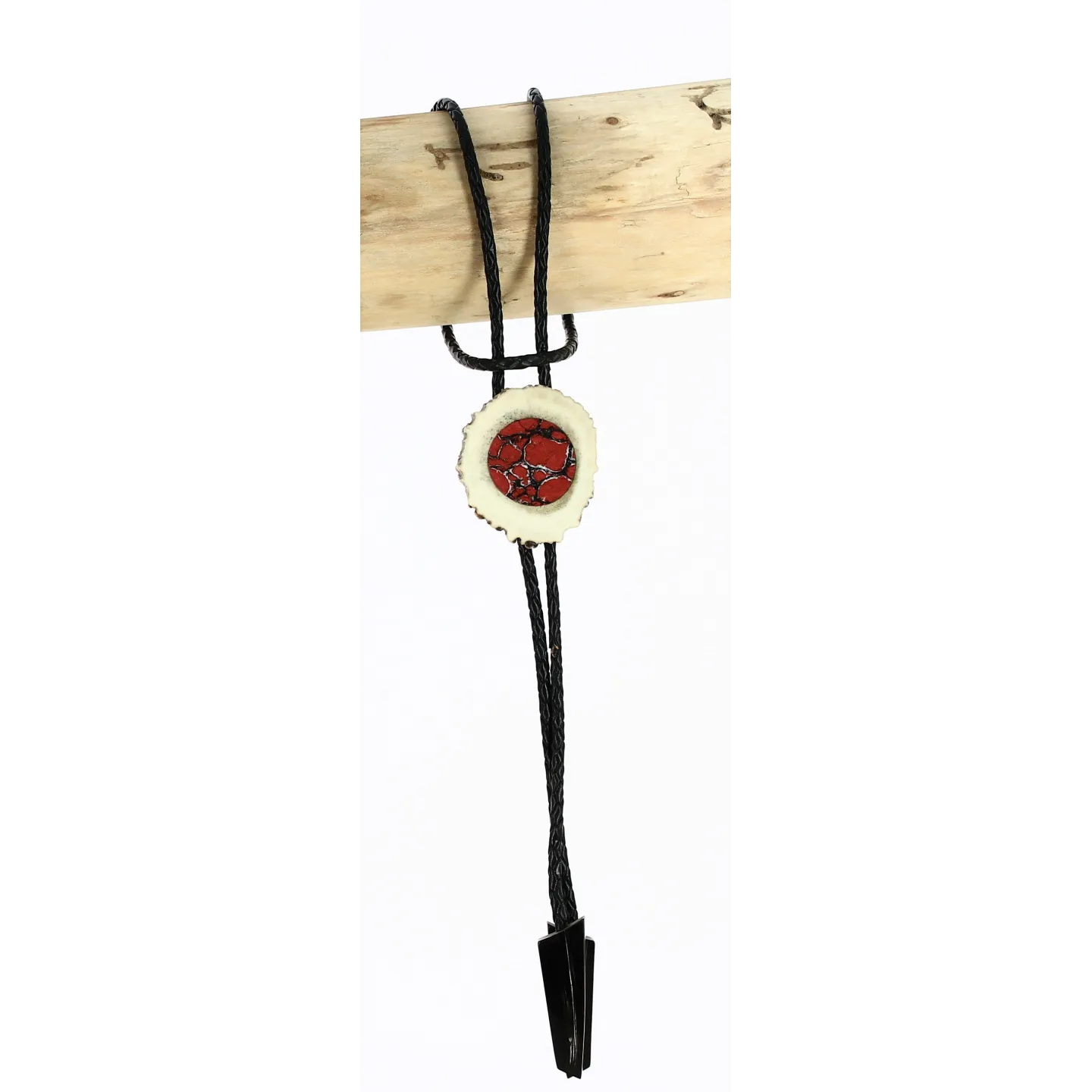Bolo Tie - Cravate Cerf & Coquille 15 - Traclet  Reference : 15683| Chapellerie Traclet