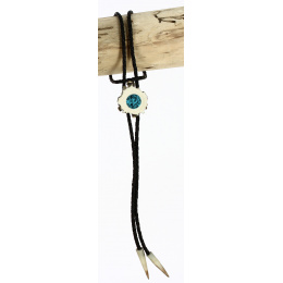 Bolo Tie - Cerf & Turquoise 18 - Traclet